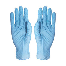 Load image into Gallery viewer, Preema Blue Vinyl Gloves Medium Powder Free Box in QTY :  10x100Pcs