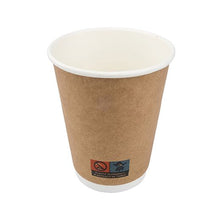 Load image into Gallery viewer, Grab&amp;G Double Wall  Cup (340Ml/12Oz) Brown Box in QTY : 20x25Pcs