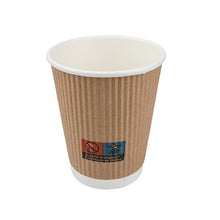 Load image into Gallery viewer, Grab&amp;G Triple Wall (Ripple) Cup (227Ml/8Oz) Brown Box in QTY : 20x25Pcs