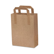 Load image into Gallery viewer, Grab&amp;G Brown 70Gsm Ext Handle Bag (190X80X250Mm/7X3X10) Small Box in QTY : 1x250Pcs