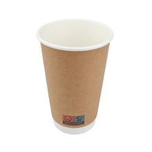 Load image into Gallery viewer, Grab&amp;G Double Wall  Cup (453Ml/16Oz) Brown Box in QTY : 20x25Pcs