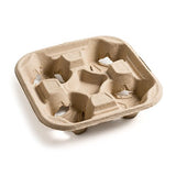 Grab&G Moulded Pulp Fibre 4 Cup Carrier Box in QTY : 1x260Pcs