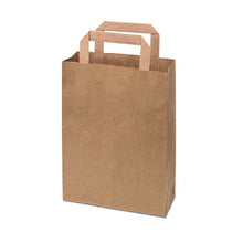 Load image into Gallery viewer, Grab&amp;G Brown Int Handle Paper Bag (190X80X250Mm/7X3X10) Small Box in QTY : 1x250Pcs