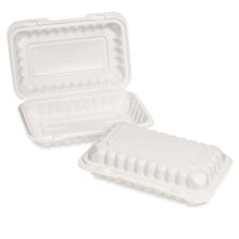 Load image into Gallery viewer, (Hb10) Microwave Meal Box (250X155X60Mm/10X6X2.5) Med White Box in QTY : 1x150Pcs