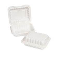 Load image into Gallery viewer, (Hb9) Microwave Meal Box (190X150X70Mm/7.5X6X2.5) Sml White Box in QTY : 1x150Pcs