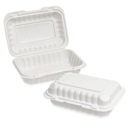 Microwave Meal Box (152X230X70Mm/6X9'') White Box in QTY : 2x75Pcs