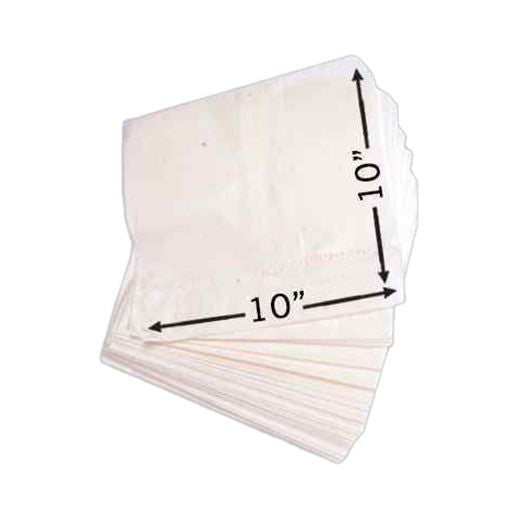 Ukf Greaseproof White Paper Bags 10x10" Box in QTY : 1x1000Pcs (Apprx)