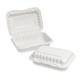 Meal Box (190X190X70Mm/7.5X7.5)White Box in QTY : 1x150Pcs
