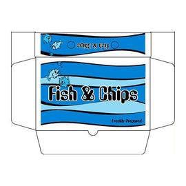 Ukf 12 Large Fish & Chips Boxes 310X152X48