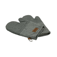 Load image into Gallery viewer, Patterned Oven Gloves Set Blue Leopard Print Box in QTY :  1x1Set