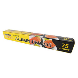 Majestic Jumbo Catering Kitchen Foil Alu-Wrap 450mmx75m Box in QTY : 6xRolls