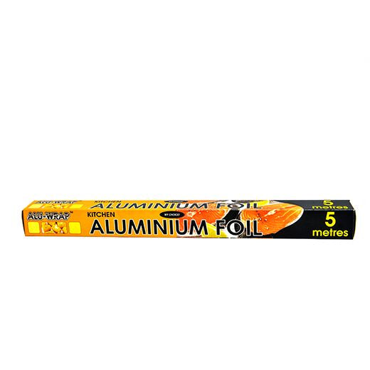 Majestic Retail Kitchen Foil Rolls Alu-Wrap 450mmx5m Box in QTY : 4x12 Rolls