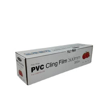 Load image into Gallery viewer, Majestic Large Catering Cling Film Poly-Wrap Pvc 300mmx300m Box in QTY : 1x6 Rolls