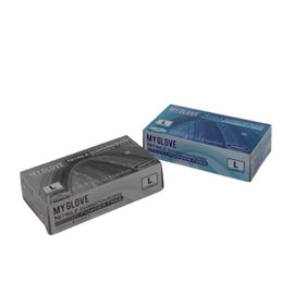 Supertouch Black Medium Nitrile Powder Free Gloves Box in QTY :  10x100Pcs