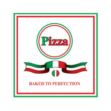 Load image into Gallery viewer, 9" White Printed Pizza Boxes Box In Qty : 1x100Pcs