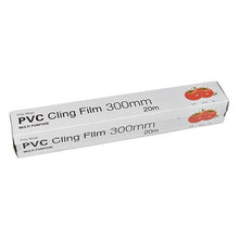 Load image into Gallery viewer, Retail Pvc Cling Film Rolls Poly Wrap Pvc 300mmx20m Box in QTY : 4x12Pcs Rolls